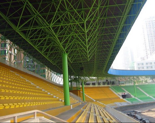 苏州体育场看台网架工程